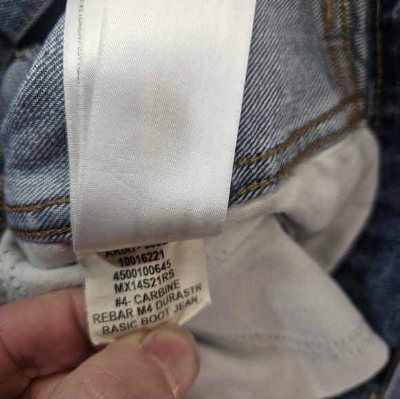 Ariat Rebar M4 Relaxed Boot 30x32 Work Jeans - Picture 11 of 14